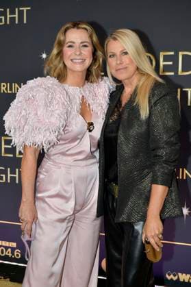 Bettina Cramer und Nadine Krüger bei der Weltpremiere der Blinded by Delight Grand Show 2025 im Friedrichstadt-Palast. Berlin, 08.10.2025