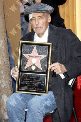 Dennis Hopper is honored with the 2,403rd Star on the Hollywood Walk of Fame Los Angeles, California - 26.03.10, California, United States WENN.com FayesVision 5451075.jpg
