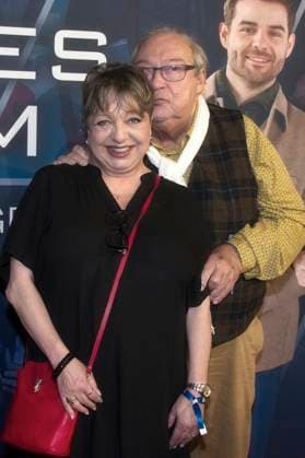 Manon Strache und Jaecki Schwarz bei der Premiere der ZDF Krimiserie Ein starkes Team - Für immer jung in der Astor Film Lounge. Berlin, 08.10.2025