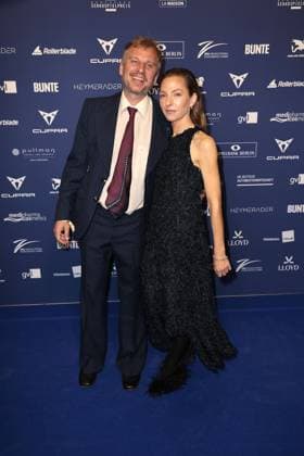 Robert Stadlober und Katharina Schuettler bei der Verleihung vom Deutschen Schauspielerpreis am 9.10.2025 in Berlin Deutscher Schauspielerpreis 2025 Verleihung in Berlin
