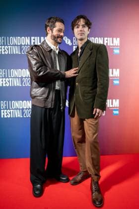The BFI London Film Festival Gala of the UK premiere of TWINLESS, taking place on Thursday 9th of October 2025 at Curzon Soho in London, UK. Dylan O™Brien and James Sweeney at the BFI London Film Festival Gala of the UK premiere of TWINLESS, taking place on Thursday 9th of October 2025 at Curzon Soho in London, UK., Credit:Oleksii Ovcharenko Avalon United Kingdom, London  Copyright: xOleksiixOvcharenkox xAvalonx 1044391009