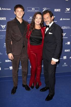 Callum Immanuel Meyer, Jacqueline Macaulay und Hans Werner Meyer bei der Verleihung vom Deutschen Schauspielerpreis am 9.10.2025 in Berlin Deutscher Schauspielerpreis 2025 Verleihung in Berlin