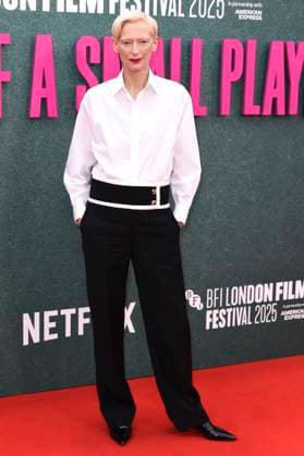 Tilda Swinton bei der Premiere des Kinofilms Ballad of a Small Player auf dem 69. BFI London Film Festival 2025 in der Royal Festival Hall. London, 09.10.2025