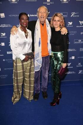 Dayan Kodua, Reiner und Anja Schoene bei der Verleihung vom Deutschen Schauspielerpreis am 9.10.2025 in Berlin Deutscher Schauspielerpreis 2025 Verleihung in Berlin