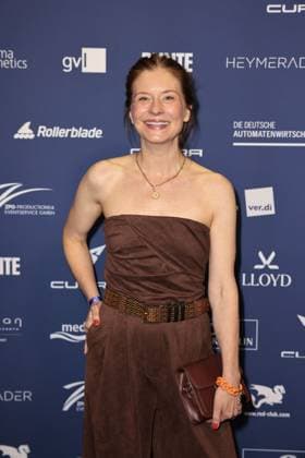 Birte Hanusrichter bei der Verleihung vom Deutschen Schauspielerpreis am 9.10.2025 in Berlin Deutscher Schauspielerpreis 2025 Verleihung in Berlin