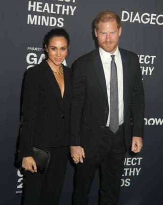 October 9, 2025, New York, New York, USA: MEGHAN MARKLE, Duchess of Sussex and PRINCE HARRY, Duke of Sussex seen at the 3rd Annual World Mental Health Day Gala held at Spring Studios. New York USA - ZUMAk03_ 20251009_zaf_k03_064 Copyright: xNancyxKaszermanx