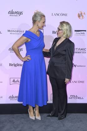 Verleihung des BRIGITTE Award Julija Borissowna Nawalnaja und Susanna Riethmüller (Chefredakteurin BRIGITTE) bei der Verleihung des BRIGITTE Award in der Bertelsmann Hauptstadtrepräsentanz in Berlin am 09.10.2025 Copyright: xEventpressxBerndtx