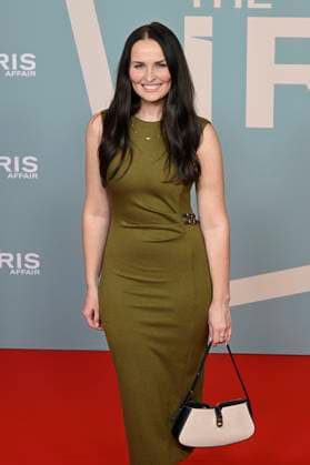 Jana Riva bei der Premiere der Sky-Serie The Iris Affair im Mathäser Filmpalast. München, 09.10.2025
