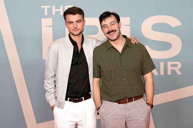 Severin Maier und Phillip Habel bei der Premiere der Sky-Serie The Iris Affair im Mathäser Filmpalast. München, 09.10.2025