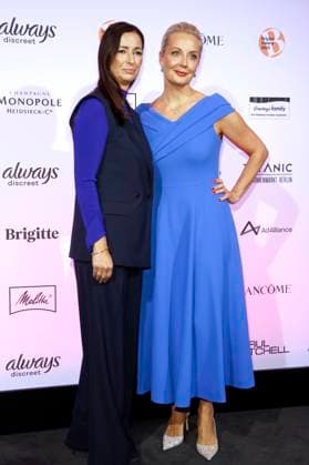 Pinar Atalay und Julija Nawalnaja Yulia Navalnaya bei der 2. Verleihung des Brigitte Award 2025 in der Bertelsmann Hauptstadtrepräsentanz. Berlin, 09.10.2025