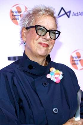 Doris Dörrie bei der 2. Verleihung des Brigitte Award 2025 in der Bertelsmann Hauptstadtrepräsentanz. Berlin, 09.10.2025
