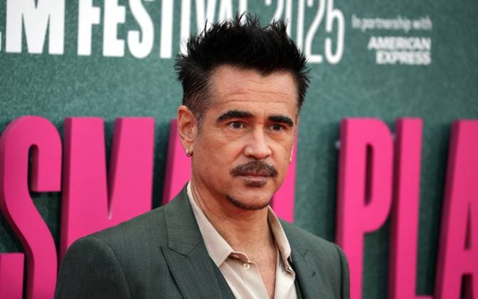 UK premiere of Ballad of a Small Player Colin Farrell at the UK premiere of Ballad of a Small Player at the 69th BFI London Film Festival at The Royal Festival Hall in London. London Royal Festival Hall UK Copyright: xFredxDuvalx