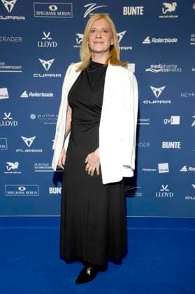 Caroline Peters bei der Verleihung des Deutschen Schauspielpreises 2025 im Hotel Pullman Berlin Schweizerhof. Berlin, 09.10.2025