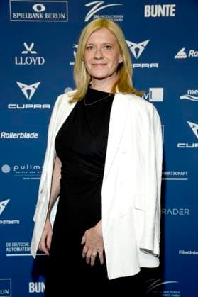 Caroline Peters bei der Verleihung des Deutschen Schauspielpreises 2025 im Hotel Pullman Berlin Schweizerhof. Berlin, 09.10.2025