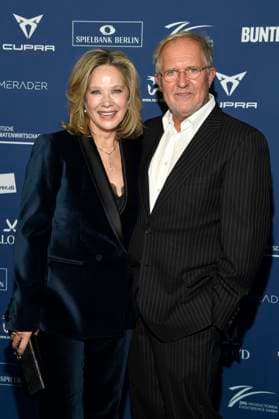 Ann-Kathrin Kramer und Harald Krassnitzer bei der Verleihung des Deutschen Schauspielpreises 2025 im Hotel Pullman Berlin Schweizerhof. Berlin, 09.10.2025