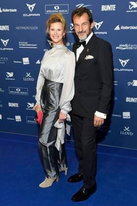 Leslie Malton und Hans-Werner Meyer bei der Verleihung des Deutschen Schauspielpreises 2025 im Hotel Pullman Berlin Schweizerhof. Berlin, 09.10.2025