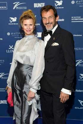 Leslie Malton und Hans-Werner Meyer bei der Verleihung des Deutschen Schauspielpreises 2025 im Hotel Pullman Berlin Schweizerhof. Berlin, 09.10.2025