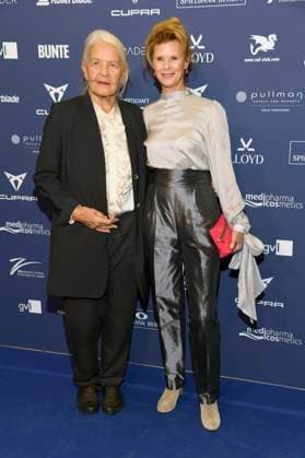 Hildegard Schmahl und Leslie Malton bei der Verleihung des Deutschen Schauspielpreises 2025 im Hotel Pullman Berlin Schweizerhof. Berlin, 09.10.2025