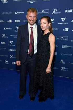 Robert Stadlober und Katharina Schüttler bei der Verleihung des Deutschen Schauspielpreises 2025 im Hotel Pullman Berlin Schweizerhof. Berlin, 09.10.2025