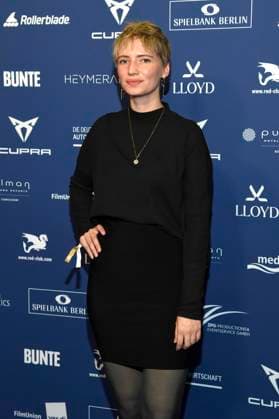 Zoe Valks bei der Verleihung des Deutschen Schauspielpreises 2025 im Hotel Pullman Berlin Schweizerhof. Berlin, 09.10.2025