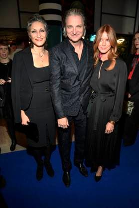 Boriana Rosenmüller, Stefan Jürgens und Esther Schweins bei der Verleihung des Deutschen Schauspielpreises 2025 im Hotel Pullman Berlin Schweizerhof. Berlin, 09.10.2025