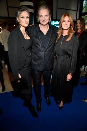 Boriana Rosenmüller, Stefan Jürgens und Esther Schweins bei der Verleihung des Deutschen Schauspielpreises 2025 im Hotel Pullman Berlin Schweizerhof. Berlin, 09.10.2025