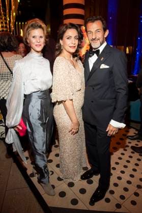 Leslie Malton, Nadine Heidenreich und Hans-Werner Meyer bei der Verleihung des Deutschen Schauspielpreises 2025 im Hotel Pullman Berlin Schweizerhof. Berlin, 09.10.2025