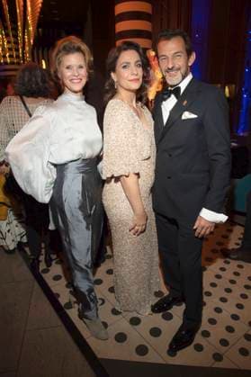 Leslie Malton, Nadine Heidenreich und Hans-Werner Meyer bei der Verleihung des Deutschen Schauspielpreises 2025 im Hotel Pullman Berlin Schweizerhof. Berlin, 09.10.2025