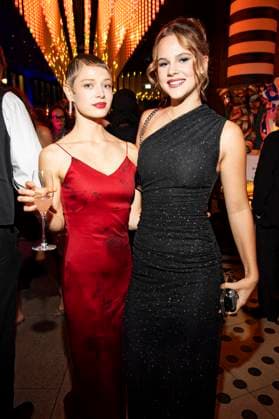 Nora Islei und Maja Enger bei der Verleihung des Deutschen Schauspielpreises 2025 im Hotel Pullman Berlin Schweizerhof. Berlin, 09.10.2025