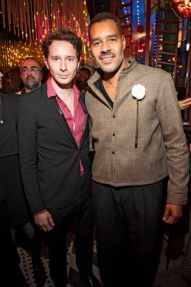 Jonathan Berlin und Michael Klammer bei der Verleihung des Deutschen Schauspielpreises 2025 im Hotel Pullman Berlin Schweizerhof. Berlin, 09.10.2025