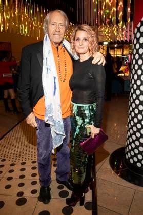 Reiner Schöne mit Ehefrau Anja Drendel bei der Verleihung des Deutschen Schauspielpreises 2025 im Hotel Pullman Berlin Schweizerhof. Berlin, 09.10.2025