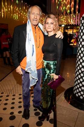 Reiner Schöne mit Ehefrau Anja Drendel bei der Verleihung des Deutschen Schauspielpreises 2025 im Hotel Pullman Berlin Schweizerhof. Berlin, 09.10.2025
