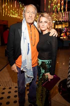Reiner Schöne mit Ehefrau Anja Drendel bei der Verleihung des Deutschen Schauspielpreises 2025 im Hotel Pullman Berlin Schweizerhof. Berlin, 09.10.2025