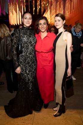 Beritan Balci, Ilknur Boyraz und Luise Aschenbrenner bei der Verleihung des Deutschen Schauspielpreises 2025 im Hotel Pullman Berlin Schweizerhof. Berlin, 09.10.2025