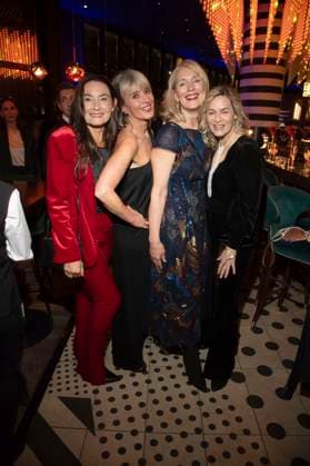 Jacqueline Macaulay, Katharina Abt, Katja Weitzenböck und Gesine Cukrowski bei der Verleihung des Deutschen Schauspielpreises 2025 im Hotel Pullman Berlin Schweizerhof. Berlin, 09.10.2025