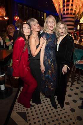 Jacqueline Macaulay, Katharina Abt, Katja Weitzenböck und Gesine Cukrowski bei der Verleihung des Deutschen Schauspielpreises 2025 im Hotel Pullman Berlin Schweizerhof. Berlin, 09.10.2025