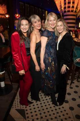 Jacqueline Macaulay, Katharina Abt, Katja Weitzenböck und Gesine Cukrowski bei der Verleihung des Deutschen Schauspielpreises 2025 im Hotel Pullman Berlin Schweizerhof. Berlin, 09.10.2025