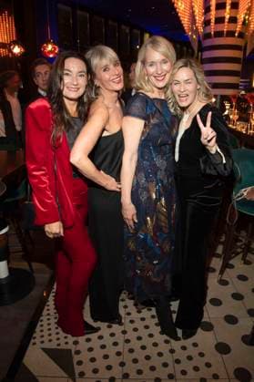 Jacqueline Macaulay, Katharina Abt, Katja Weitzenböck und Gesine Cukrowski bei der Verleihung des Deutschen Schauspielpreises 2025 im Hotel Pullman Berlin Schweizerhof. Berlin, 09.10.2025