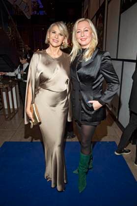 Barbara Klein und Ilka Peemöller bei der Verleihung des Deutschen Schauspielpreises 2025 im Hotel Pullman Berlin Schweizerhof. Berlin, 09.10.2025