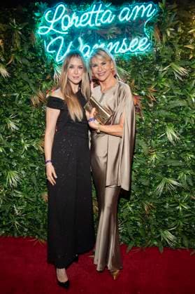 Nina Ensmann und Barbara Klein bei der Verleihung des Deutschen Schauspielpreises 2025 im Hotel Pullman Berlin Schweizerhof. Berlin, 09.10.2025
