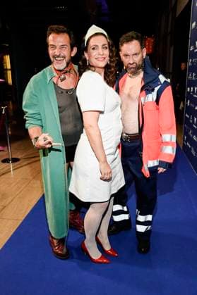 Hans-Werner Meyer, Nadine Heidenreich und Christian Senger bei der Verleihung des Deutschen Schauspielpreises 2025 im Hotel Pullman Berlin Schweizerhof. Berlin, 09.10.2025