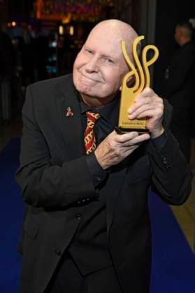 Lutz Mackensy bei der Verleihung des Deutschen Schauspielpreises 2025 im Hotel Pullman Berlin Schweizerhof. Berlin, 09.10.2025