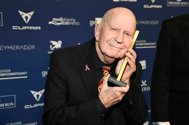 Lutz Mackensy bei der Verleihung des Deutschen Schauspielpreises 2025 im Hotel Pullman Berlin Schweizerhof. Berlin, 09.10.2025
