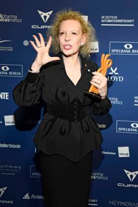 Sunnyi Melles bei der Verleihung des Deutschen Schauspielpreises 2025 im Hotel Pullman Berlin Schweizerhof. Berlin, 09.10.2025