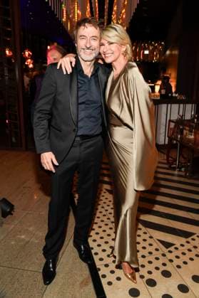 Guido Broscheit und Barbara Klein bei der Verleihung des Deutschen Schauspielpreises 2025 im Hotel Pullman Berlin Schweizerhof. Berlin, 09.10.2025