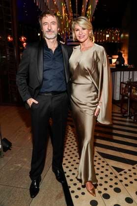 Guido Broscheit und Barbara Klein bei der Verleihung des Deutschen Schauspielpreises 2025 im Hotel Pullman Berlin Schweizerhof. Berlin, 09.10.2025