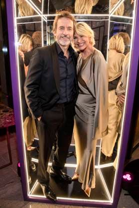 Guido Broscheit und Barbara Klein bei der Verleihung des Deutschen Schauspielpreises 2025 im Hotel Pullman Berlin Schweizerhof. Berlin, 09.10.2025