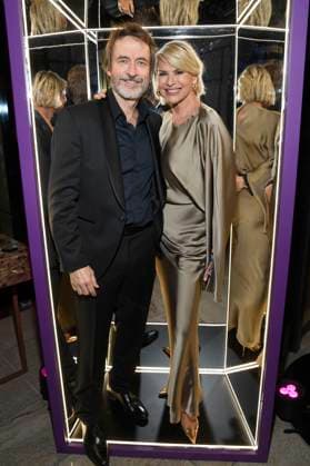 Guido Broscheit und Barbara Klein bei der Verleihung des Deutschen Schauspielpreises 2025 im Hotel Pullman Berlin Schweizerhof. Berlin, 09.10.2025
