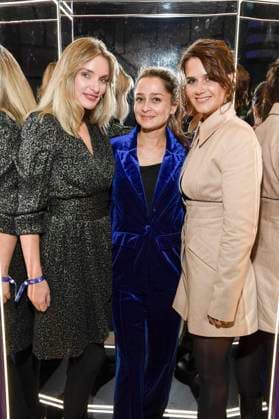 Marie von den Benken, Sarah Alles und Yara Hoffmann bei der Verleihung des Deutschen Schauspielpreises 2025 im Hotel Pullman Berlin Schweizerhof. Berlin, 09.10.2025
