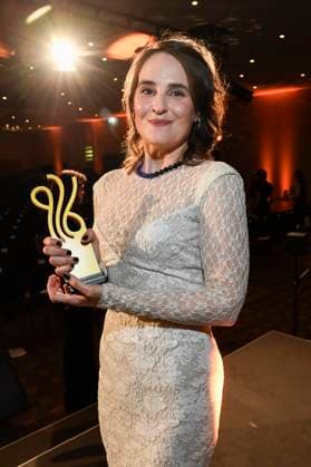 Jennifer Sabel bei der Verleihung des Deutschen Schauspielpreises 2025 im Hotel Pullman Berlin Schweizerhof. Berlin, 09.10.2025